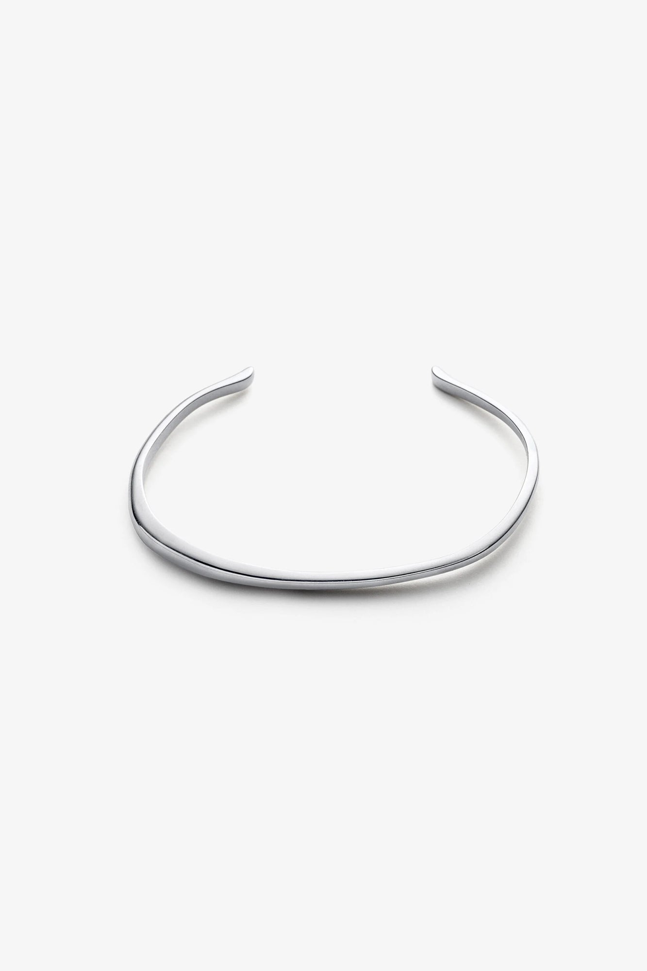 Irregular Silver Bracelet Man