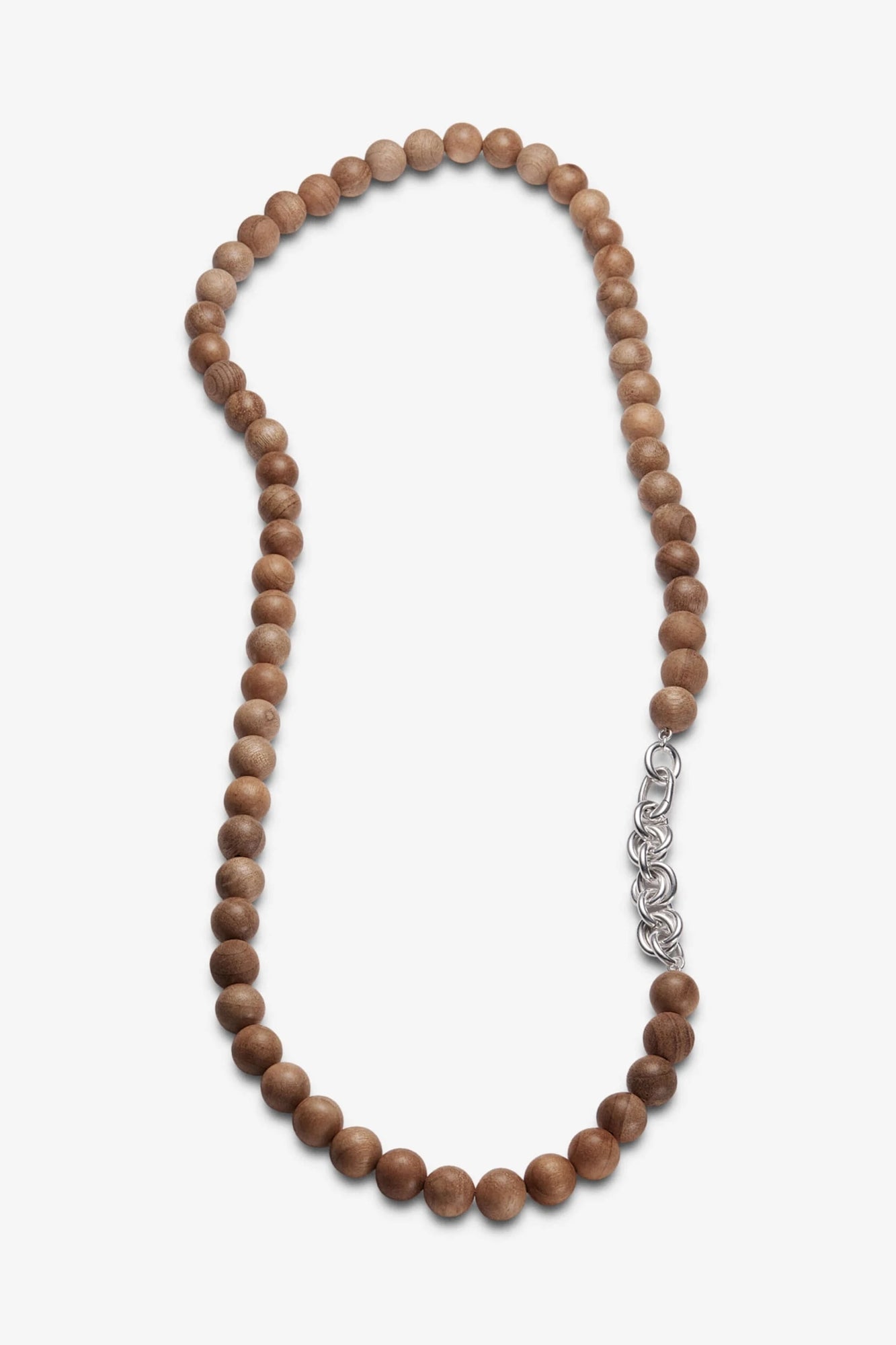 Wood Beads Necklace Man