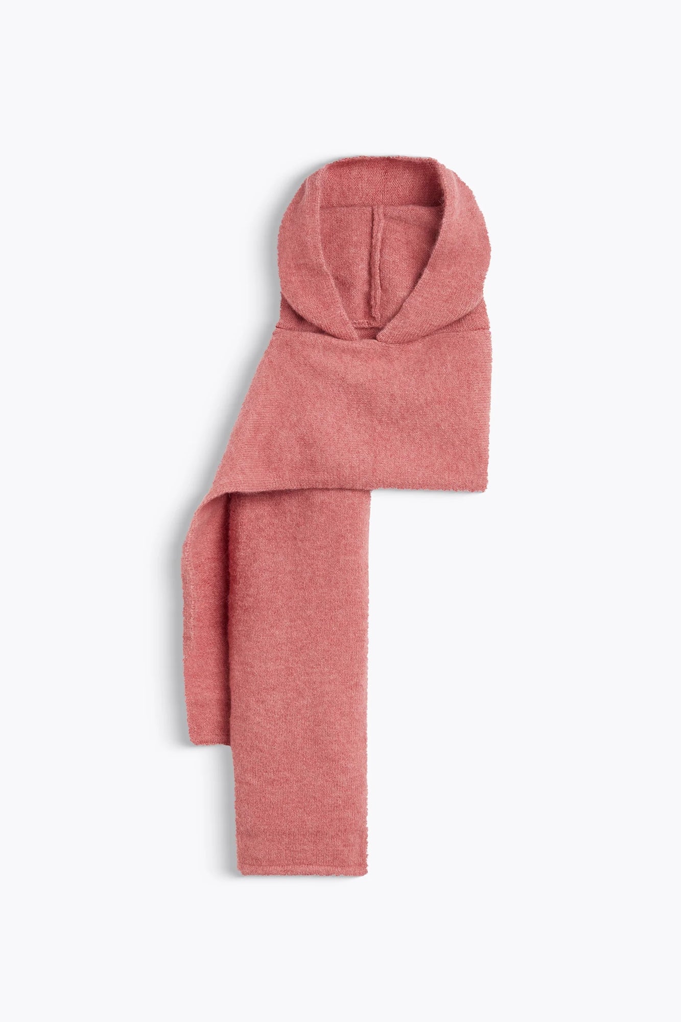 Baby Hood & Scarf Pink