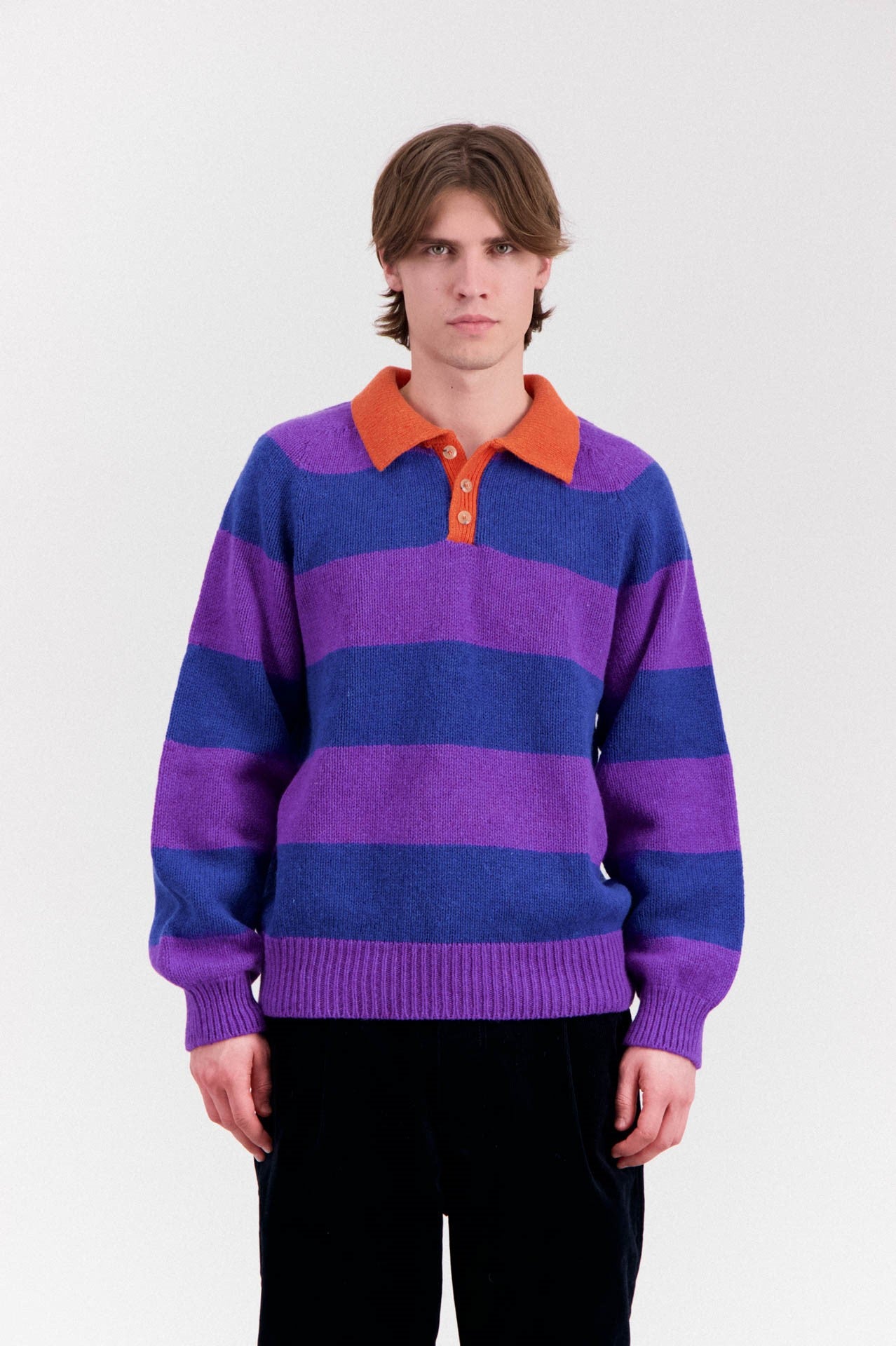 Absolute Polo Wool Pullover Mixed Up