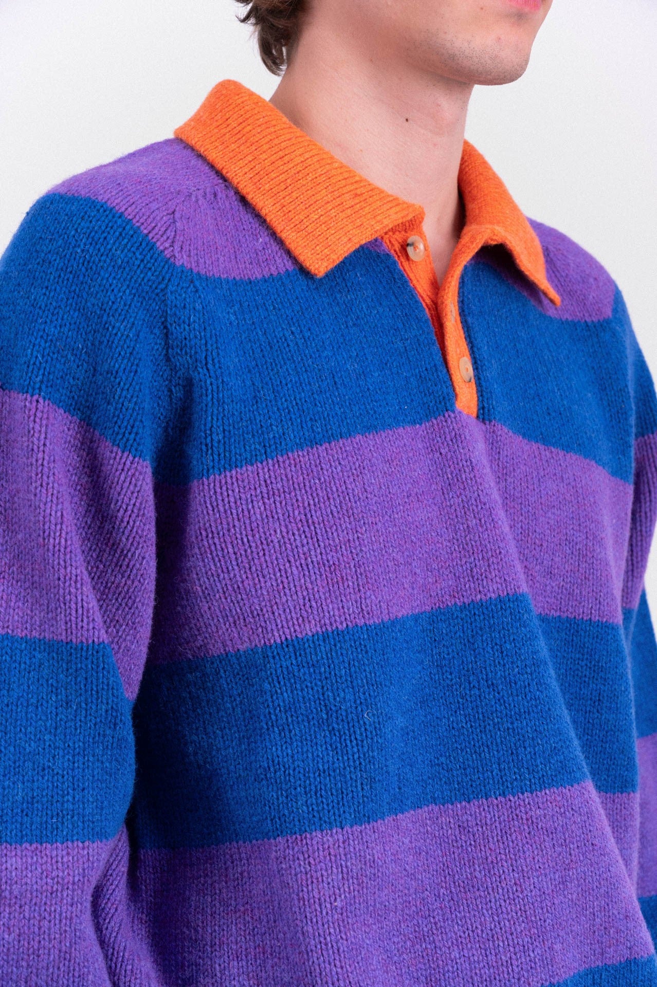 Absolute Polo Wool Pullover Mixed Up