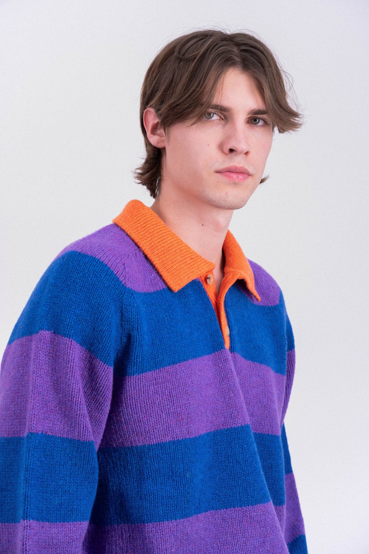 Absolute Polo Wool Pullover Mixed Up