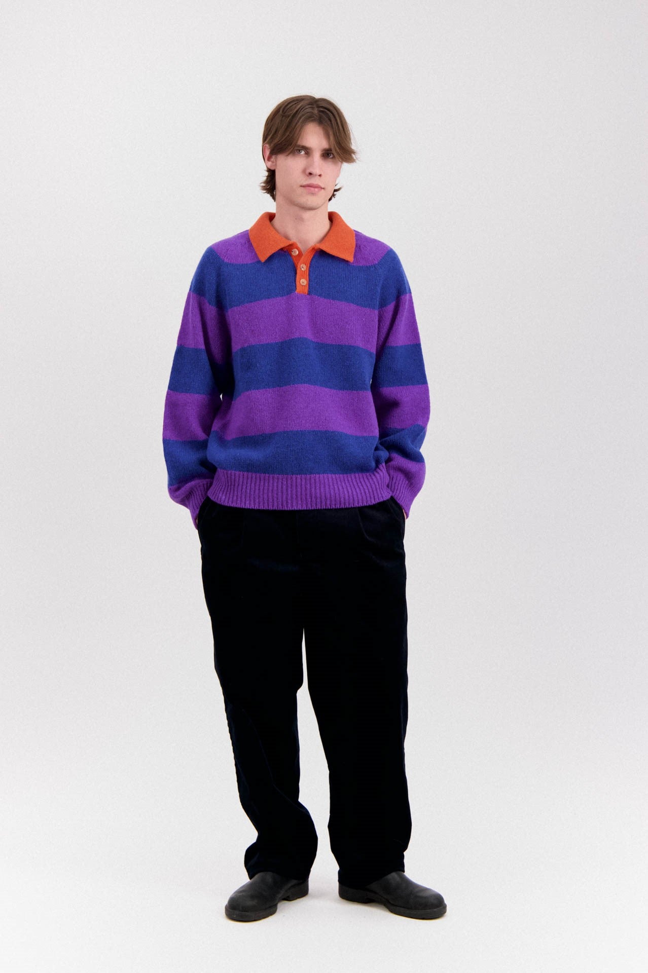 Absolute Polo Wool Pullover Mixed Up
