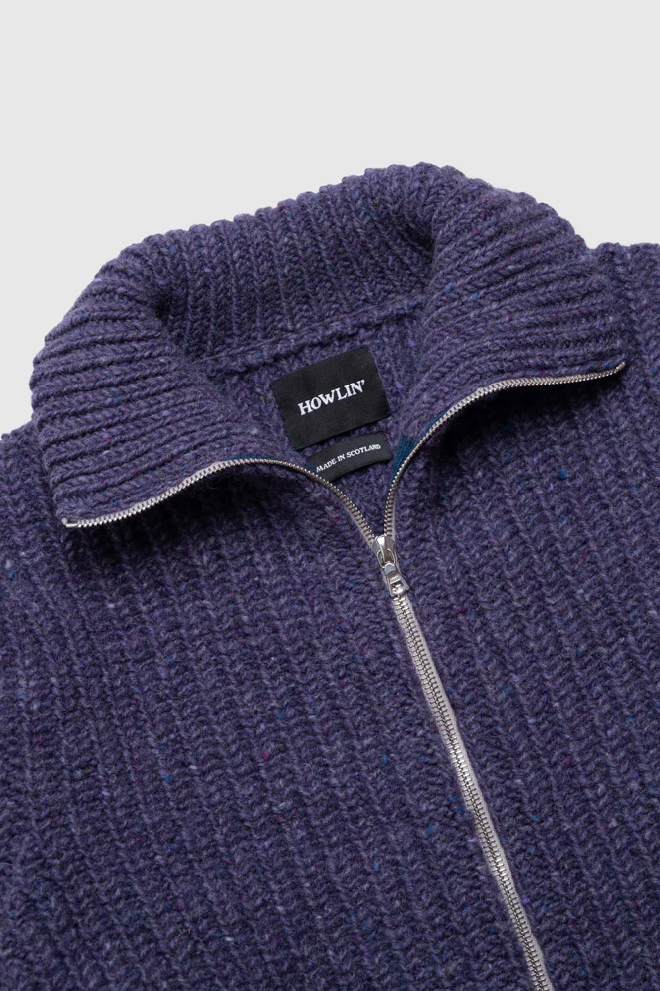 Loose Ends Zip Cardigan Violet Dreams