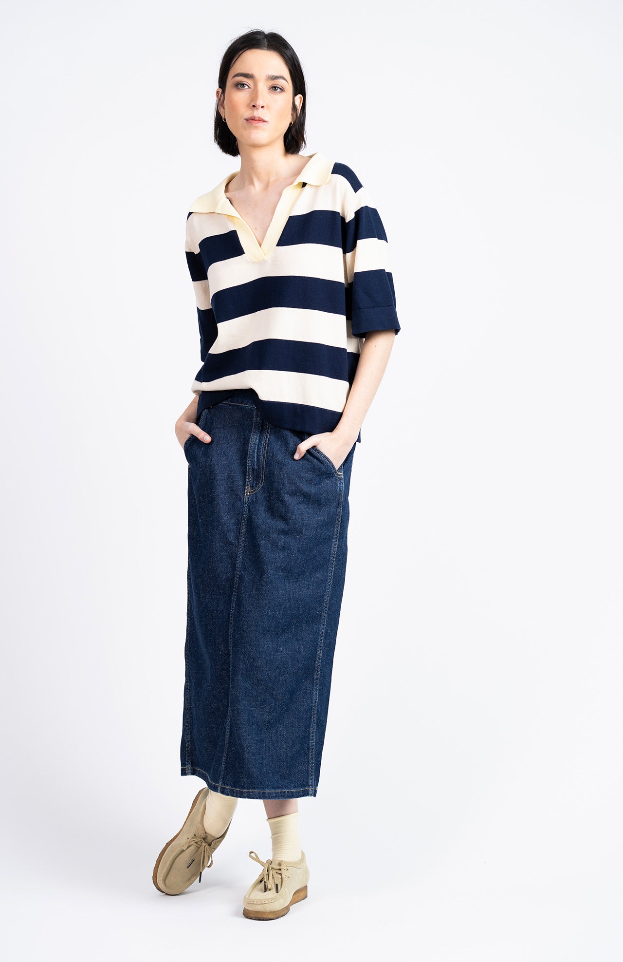 Aida Polo Jumper Navy