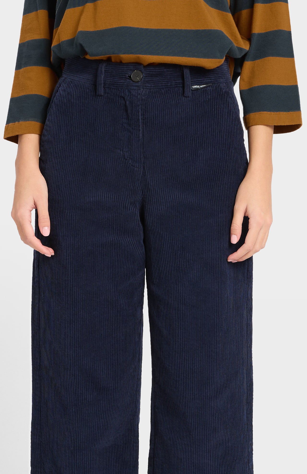 Arlet Corduroy Trousers Dark Blue