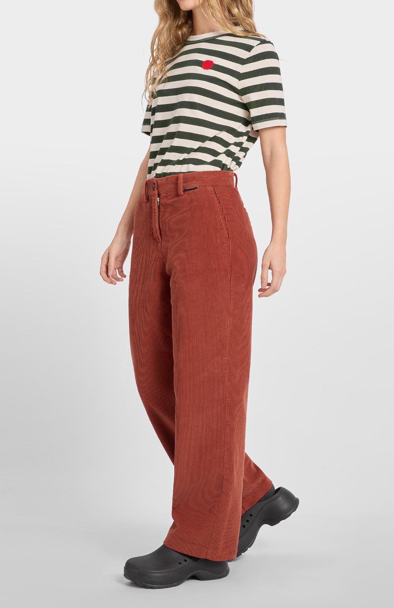 Arlet Corduroy Trousers Red Clay
