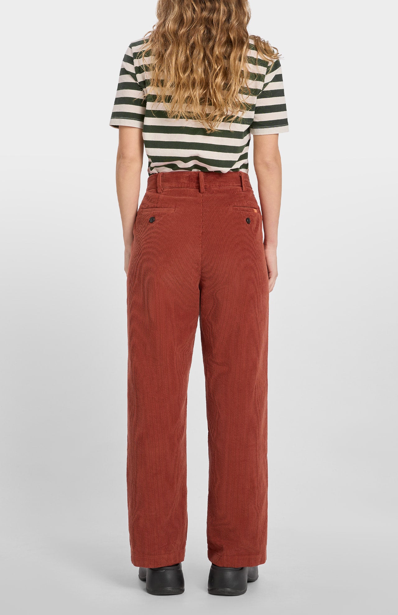 Arlet Corduroy Trousers Red Clay