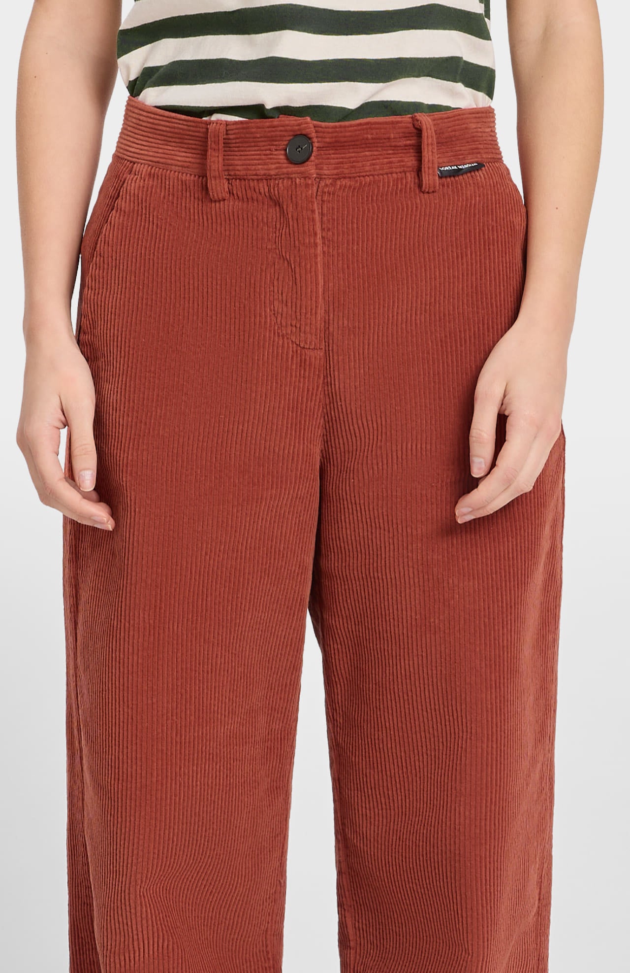Arlet Corduroy Trousers Red Clay