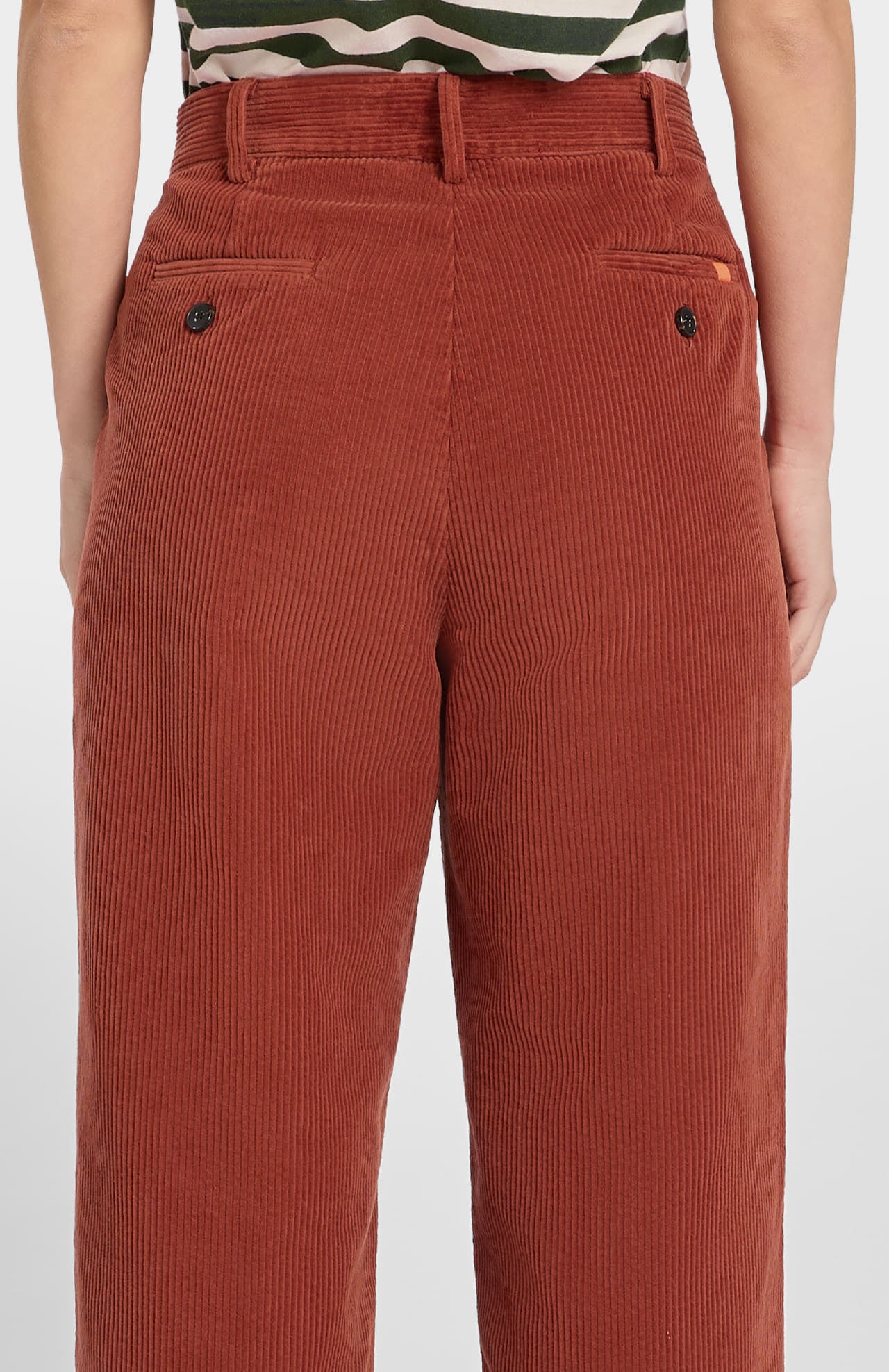 Arlet Corduroy Trousers Red Clay
