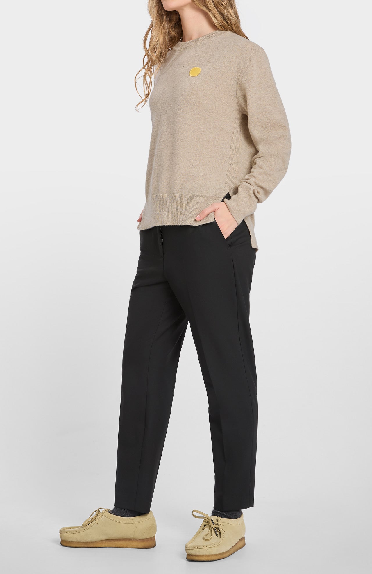 Dot Bi Pullover Natural