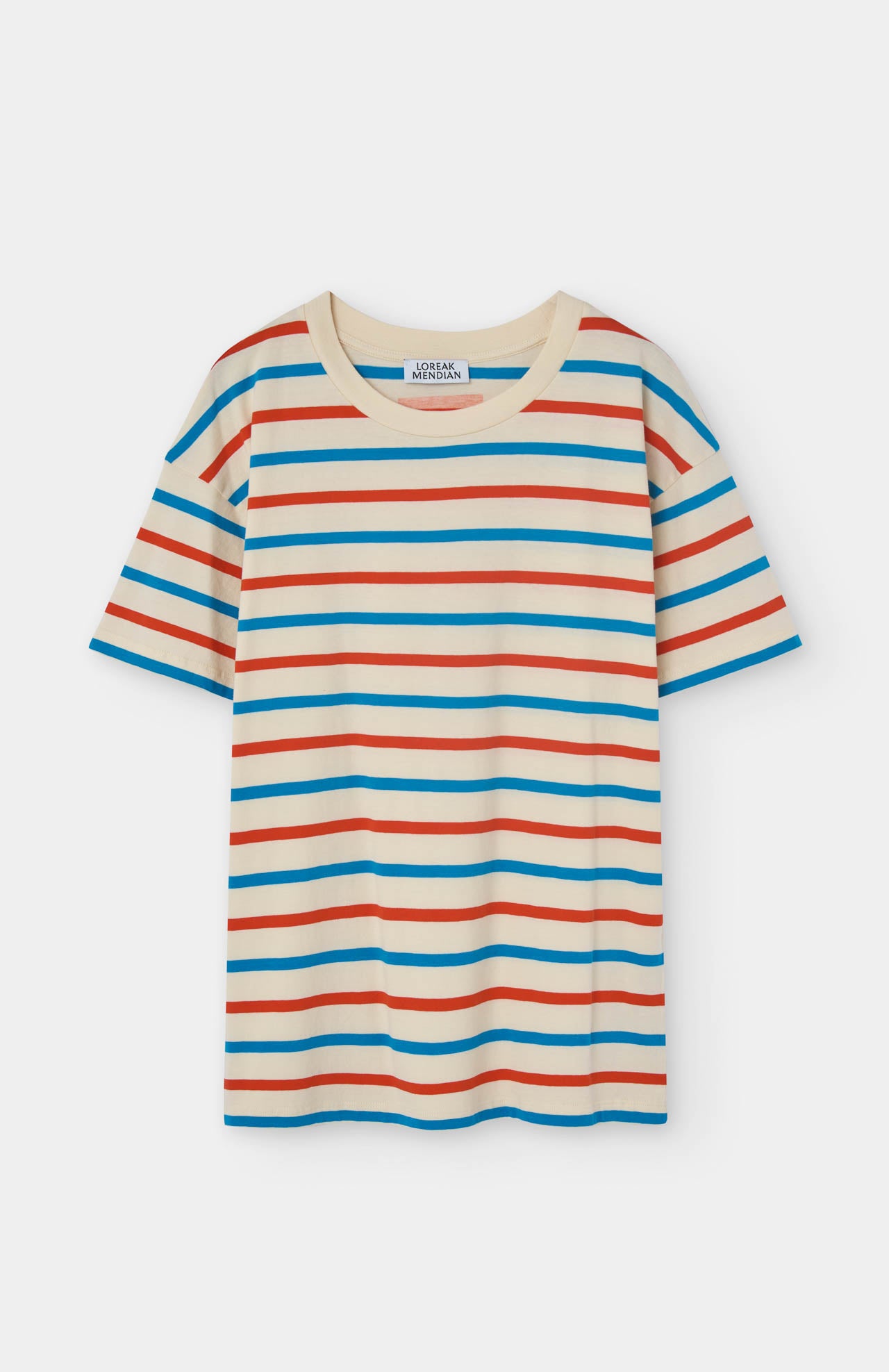 Elise Striped T-shirt Coral