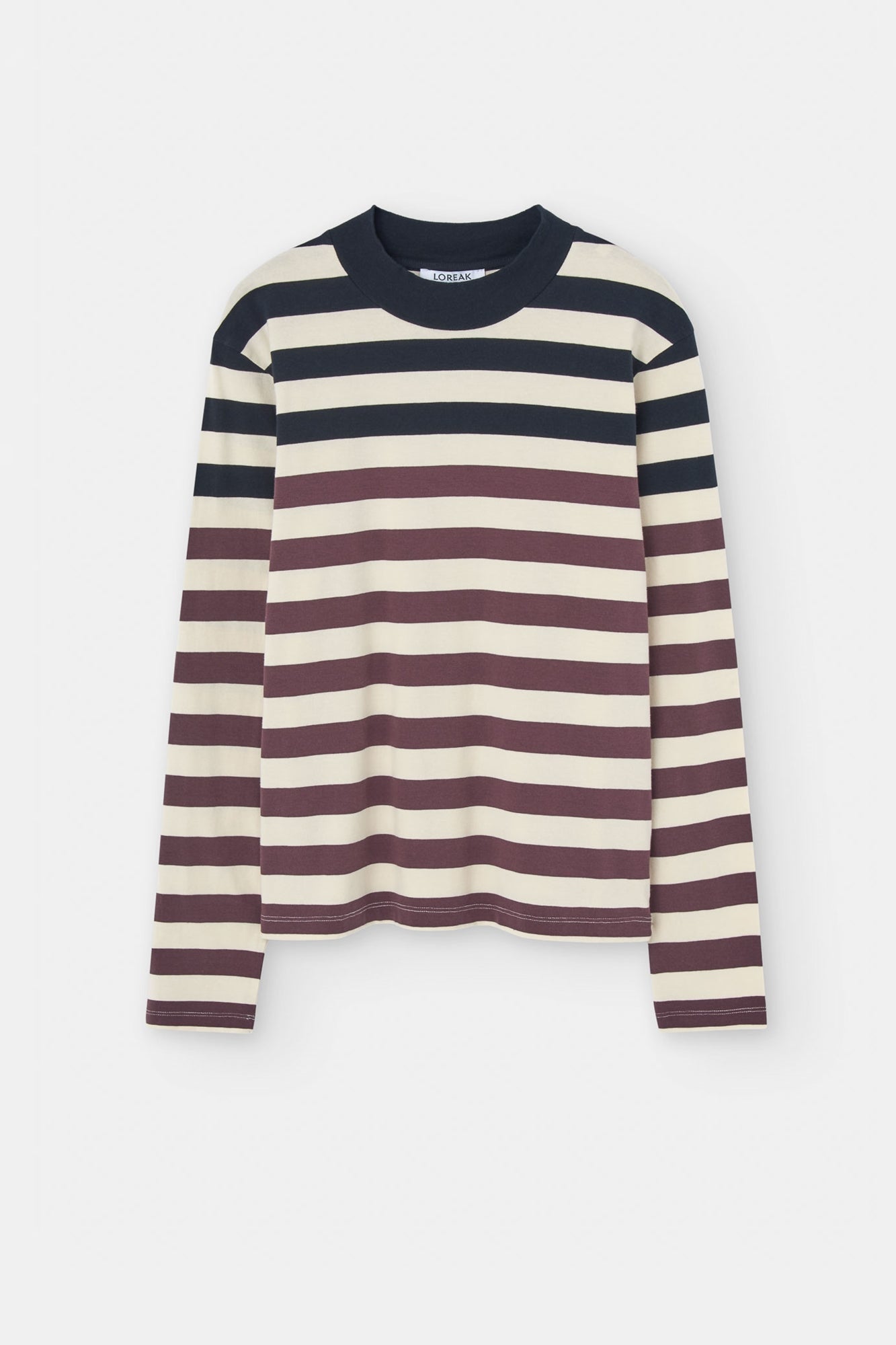 Esna Striped Longsleeve Burgundy
