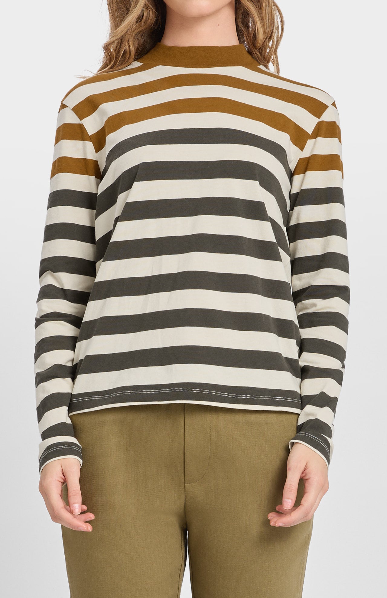 Esna Striped Longsleeve Forest