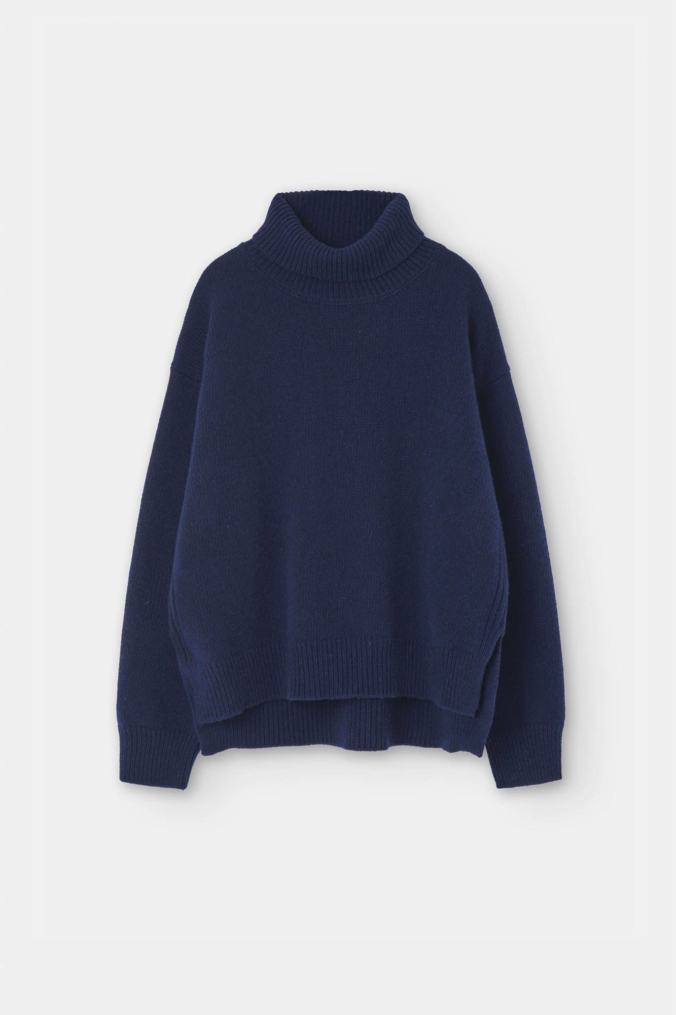 Isla High Neck Pullover Dark Blue