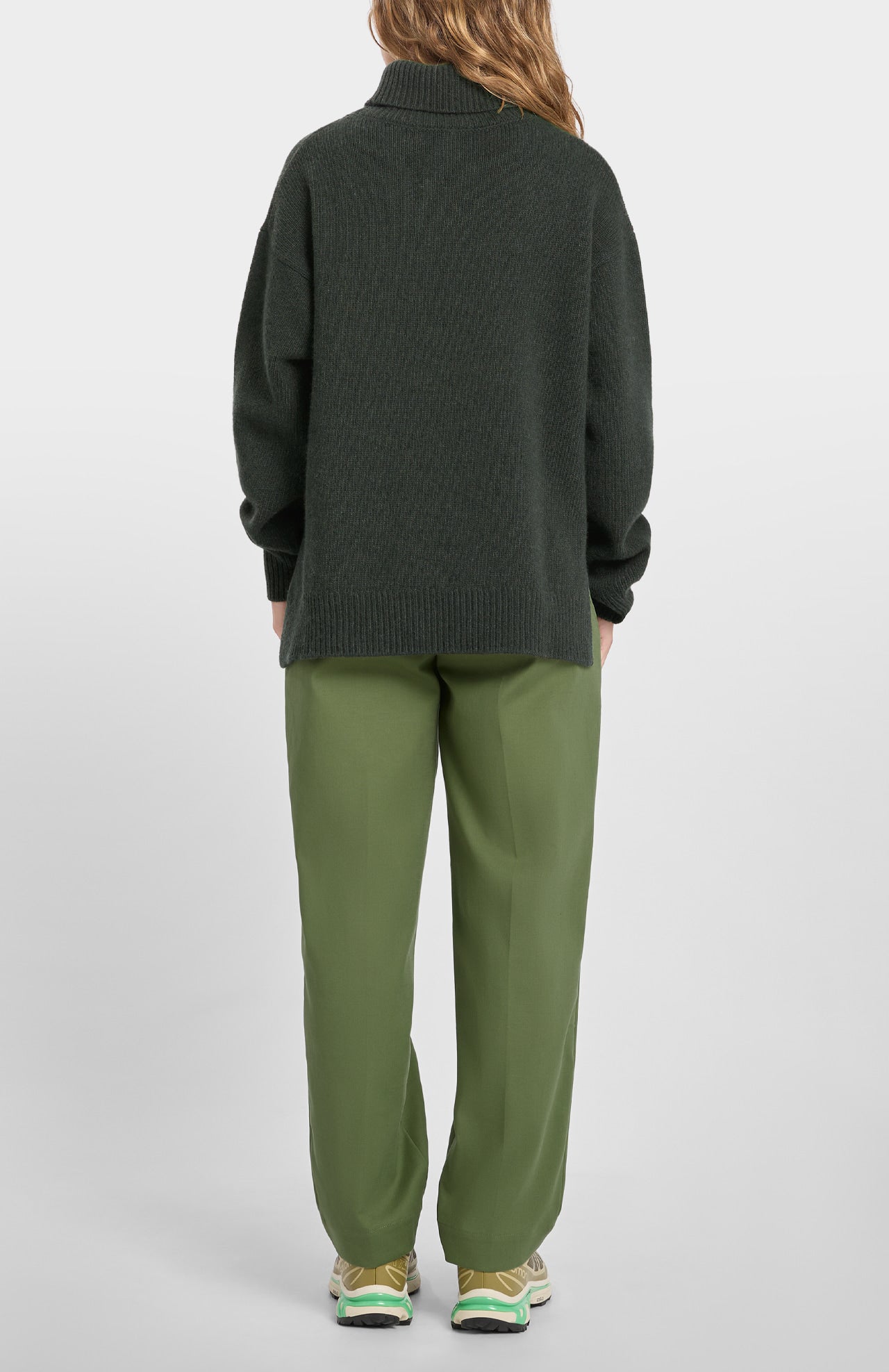 Isla High Neck Pullover Forest