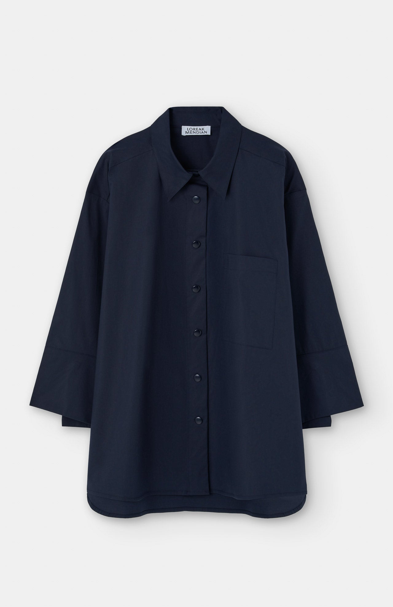 Mileno Poplin Shirt Navy
