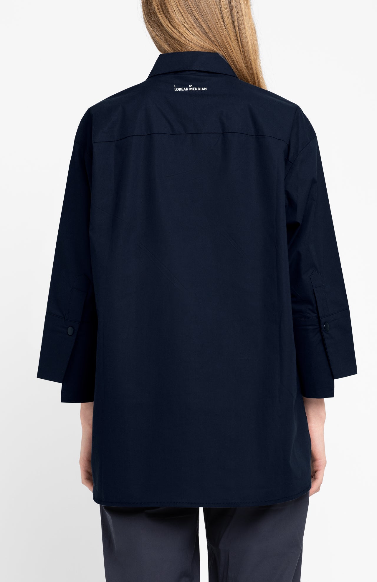 Mileno Poplin Shirt Navy