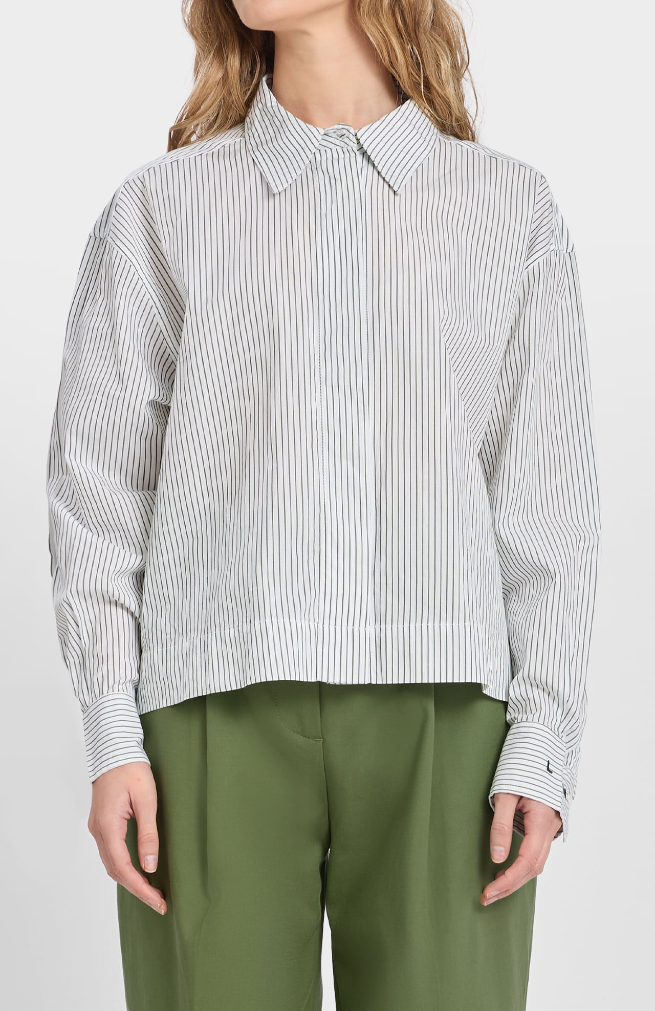 Untze Shirt Striped Green