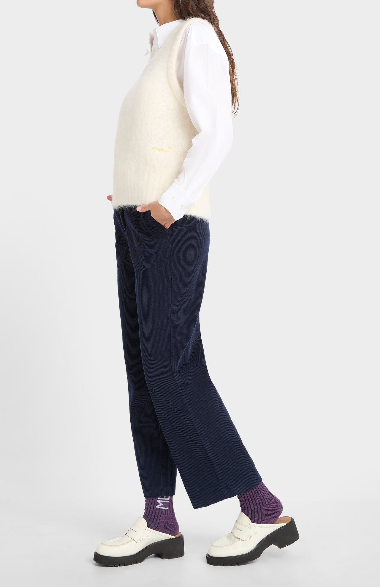 Zala Vest Pullover Ecru