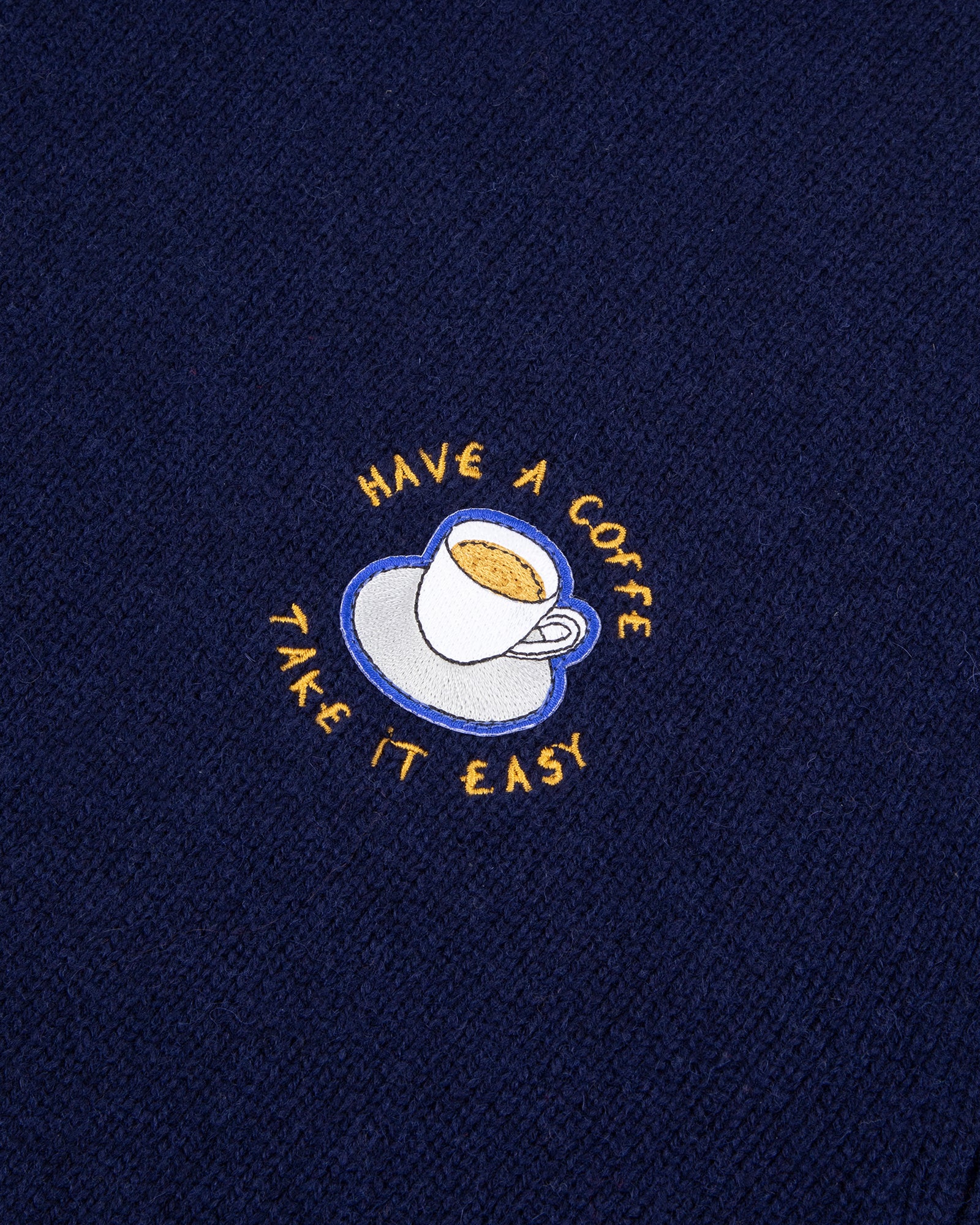 Have a Coffee Wool Sweater