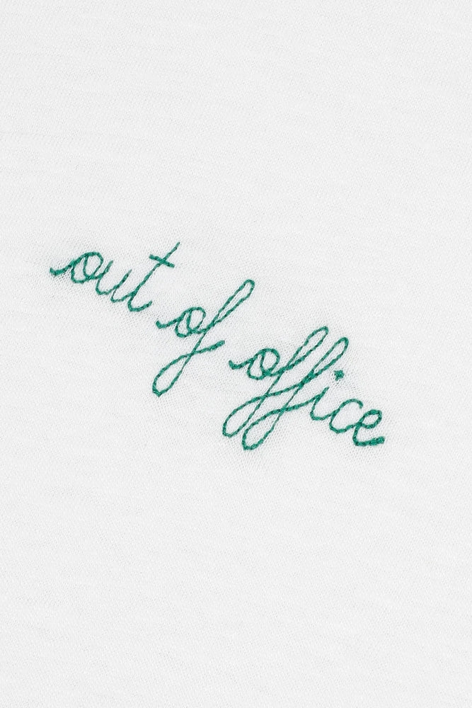 Out of Office Linen T-shirt Woman