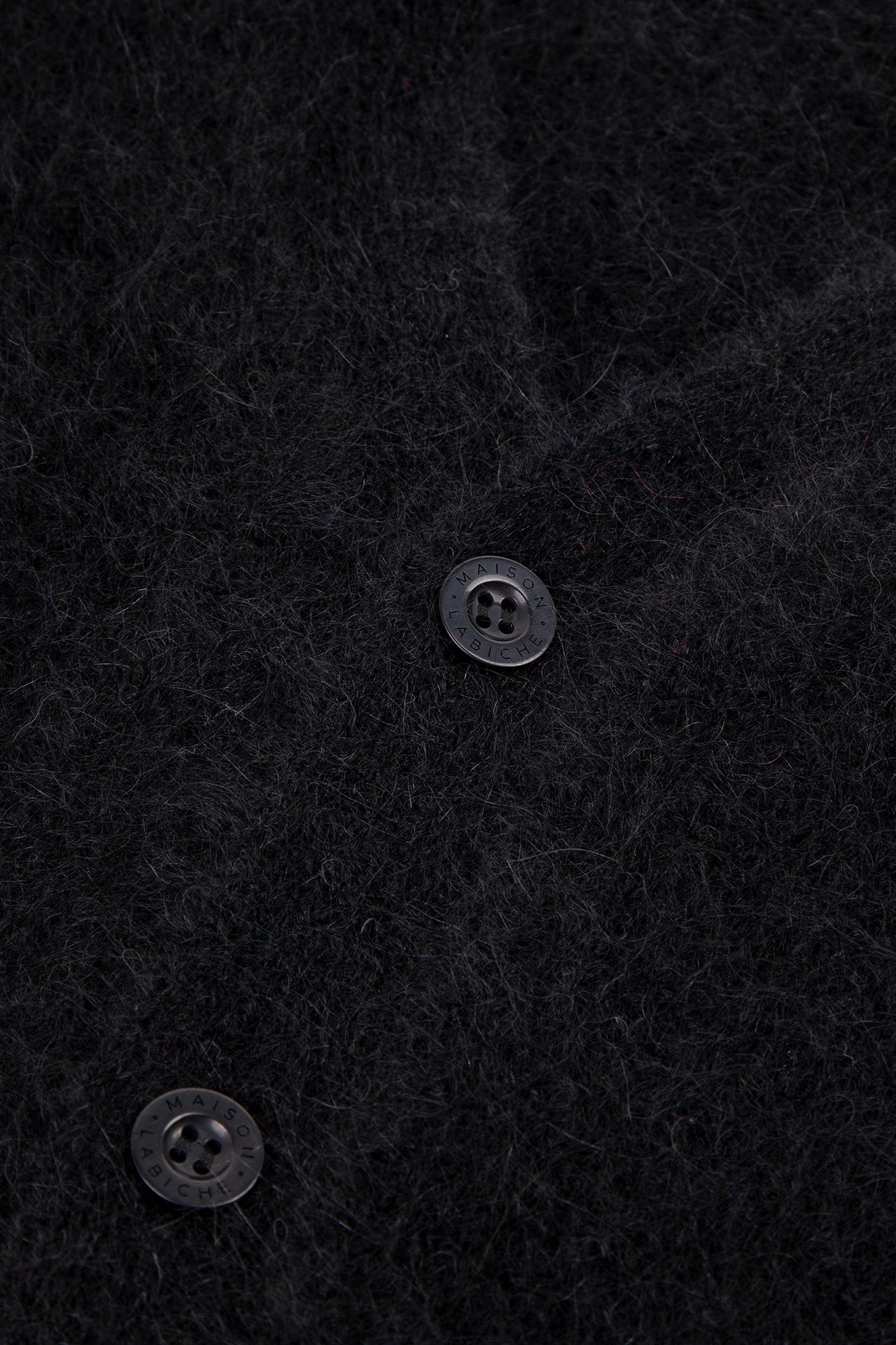 Andigne Mohair Coeur Cardigan Brown