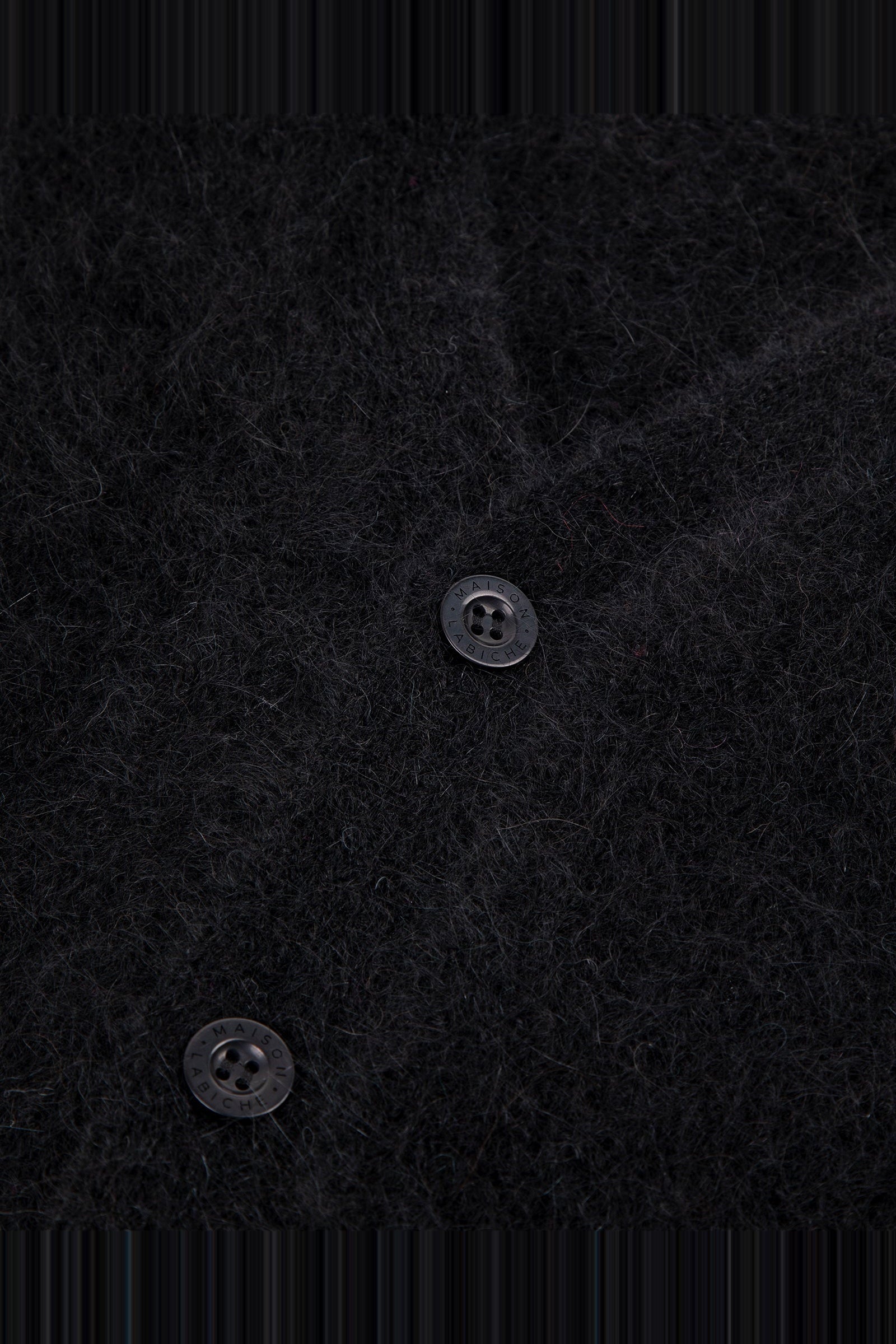 Andigne Mohair Coeur Cardigan Brown