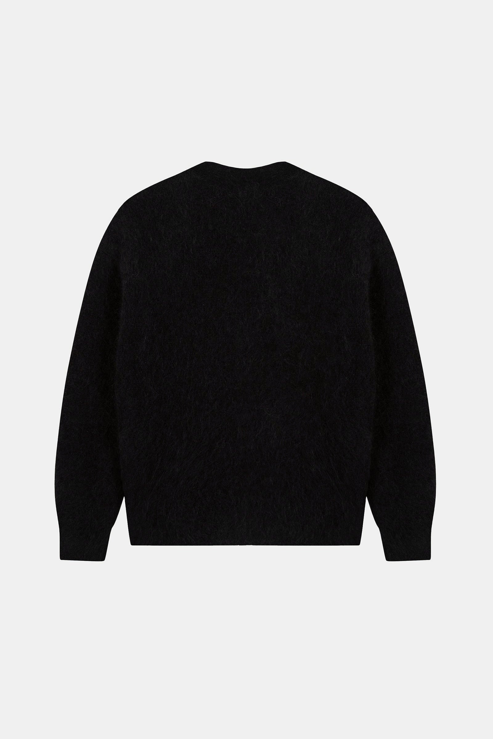 Andigne Mohair Coeur Cardigan Brown