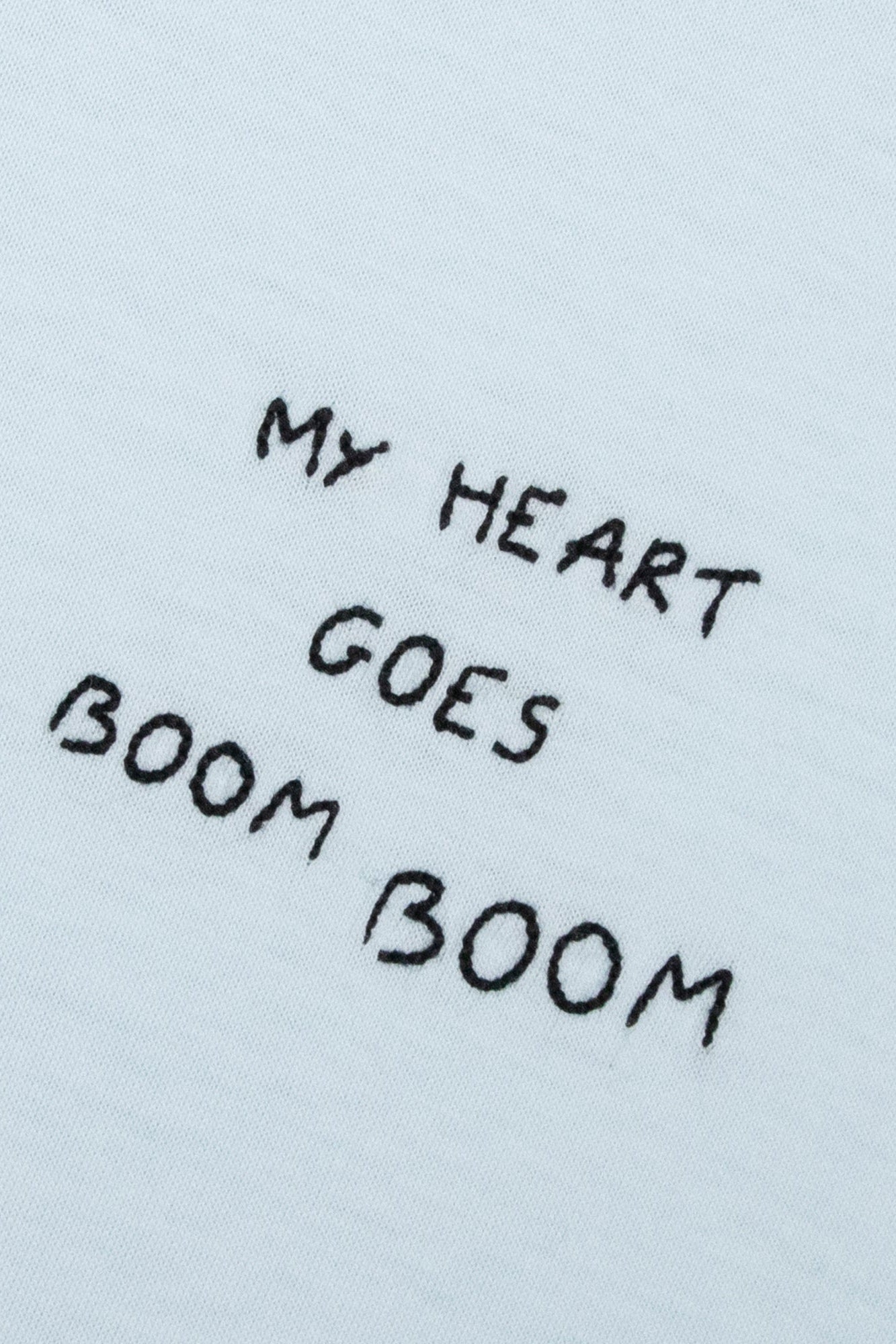 Heart Goes Boom Popincourt T-shirt Sky