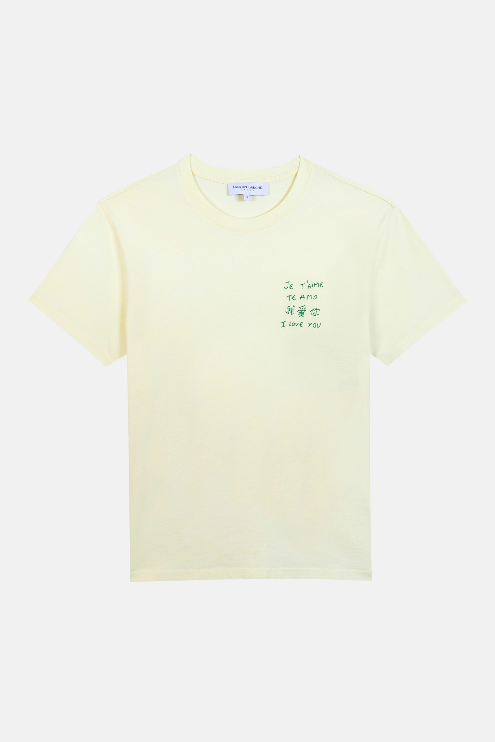 Je Taime Popincourt T-shirt Yellow