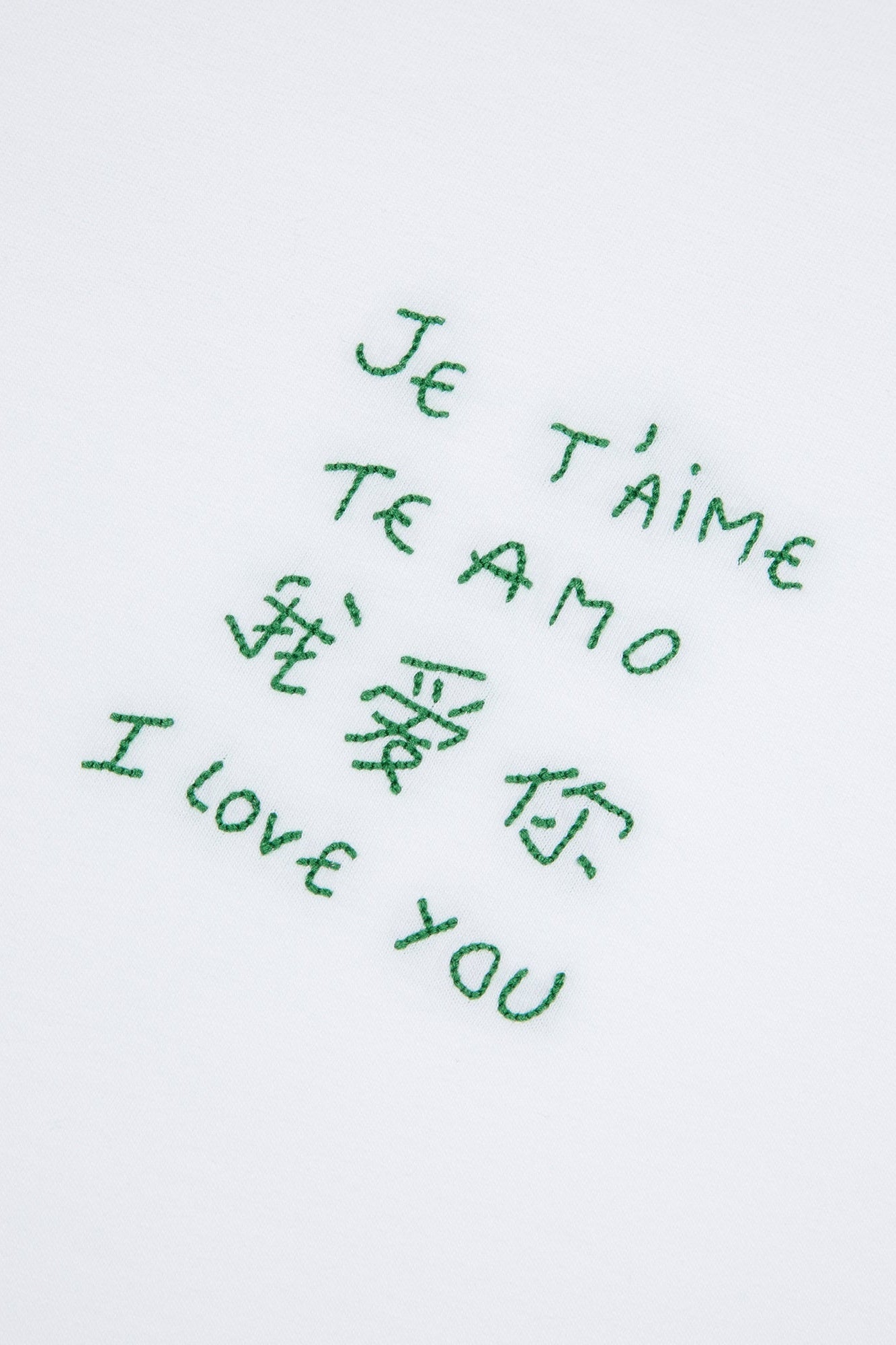 Je T'Aime Te Amo Popincourt T-shirt