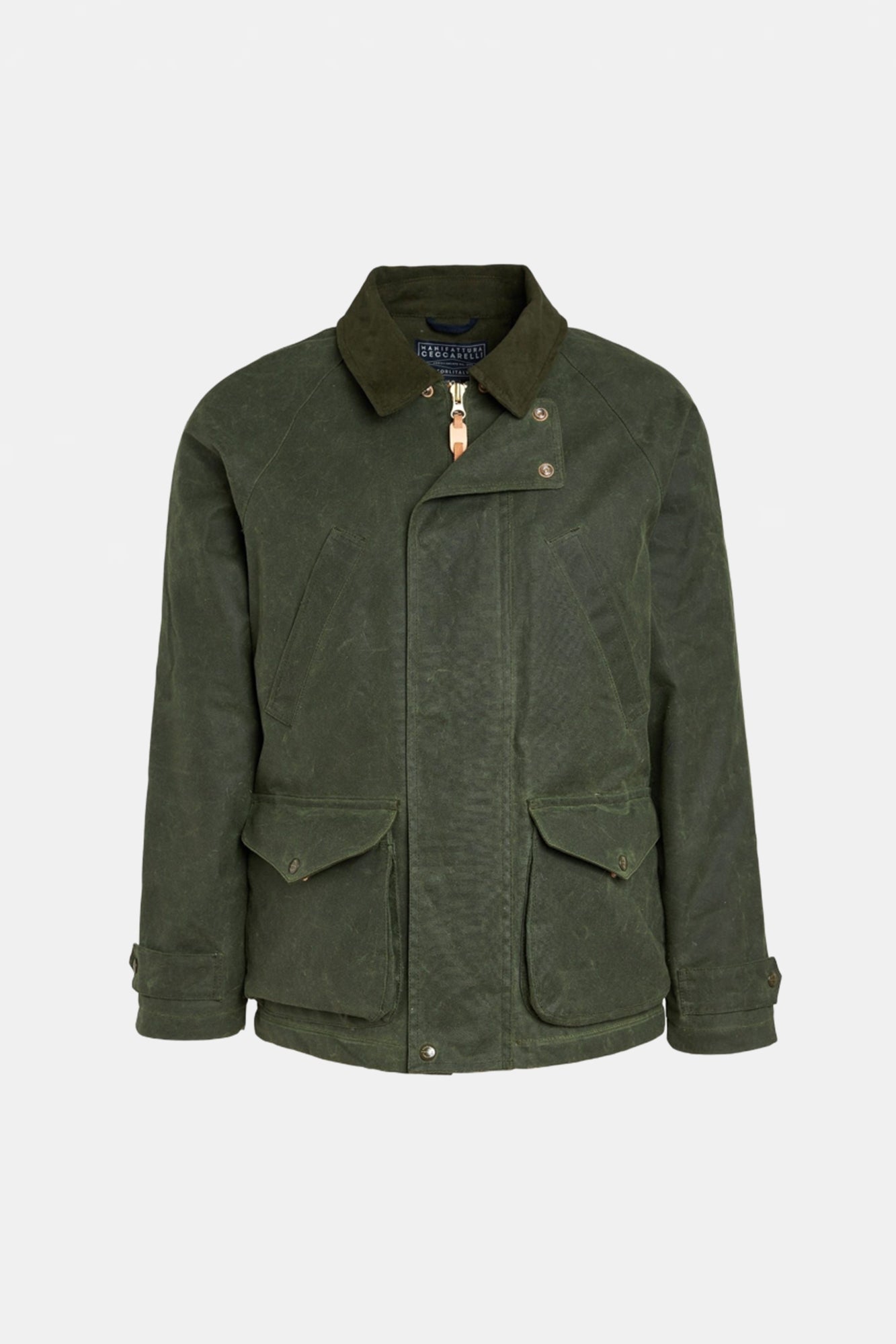 New Caban Waxed Jacket Dark Green