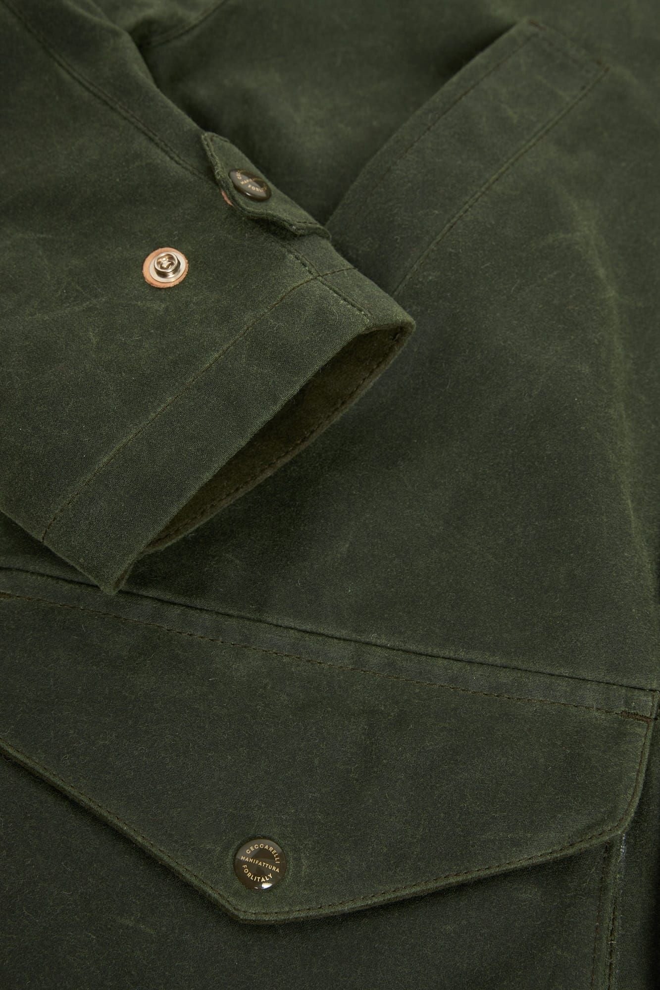 New Caban Waxed Jacket Dark Green