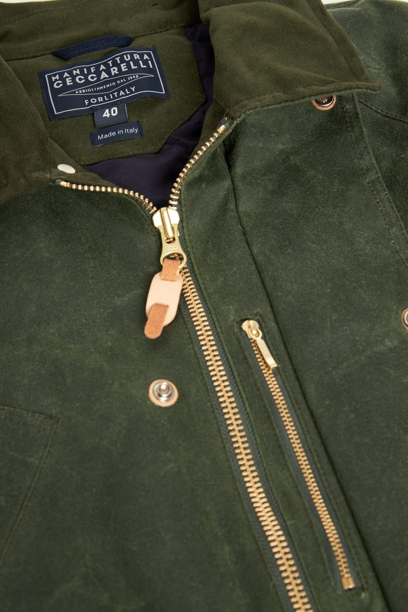 New Caban Waxed Jacket Dark Green