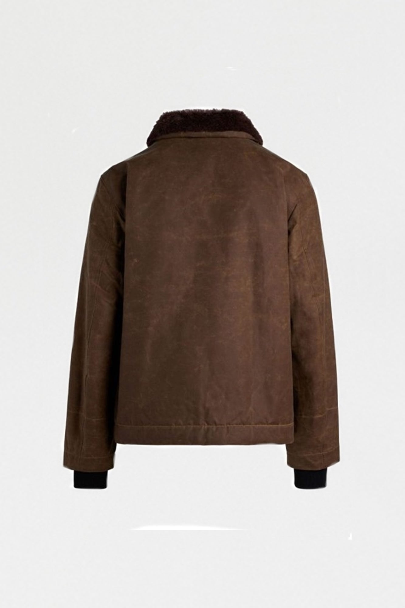 New Deck Waxed Jacket Dark Tan