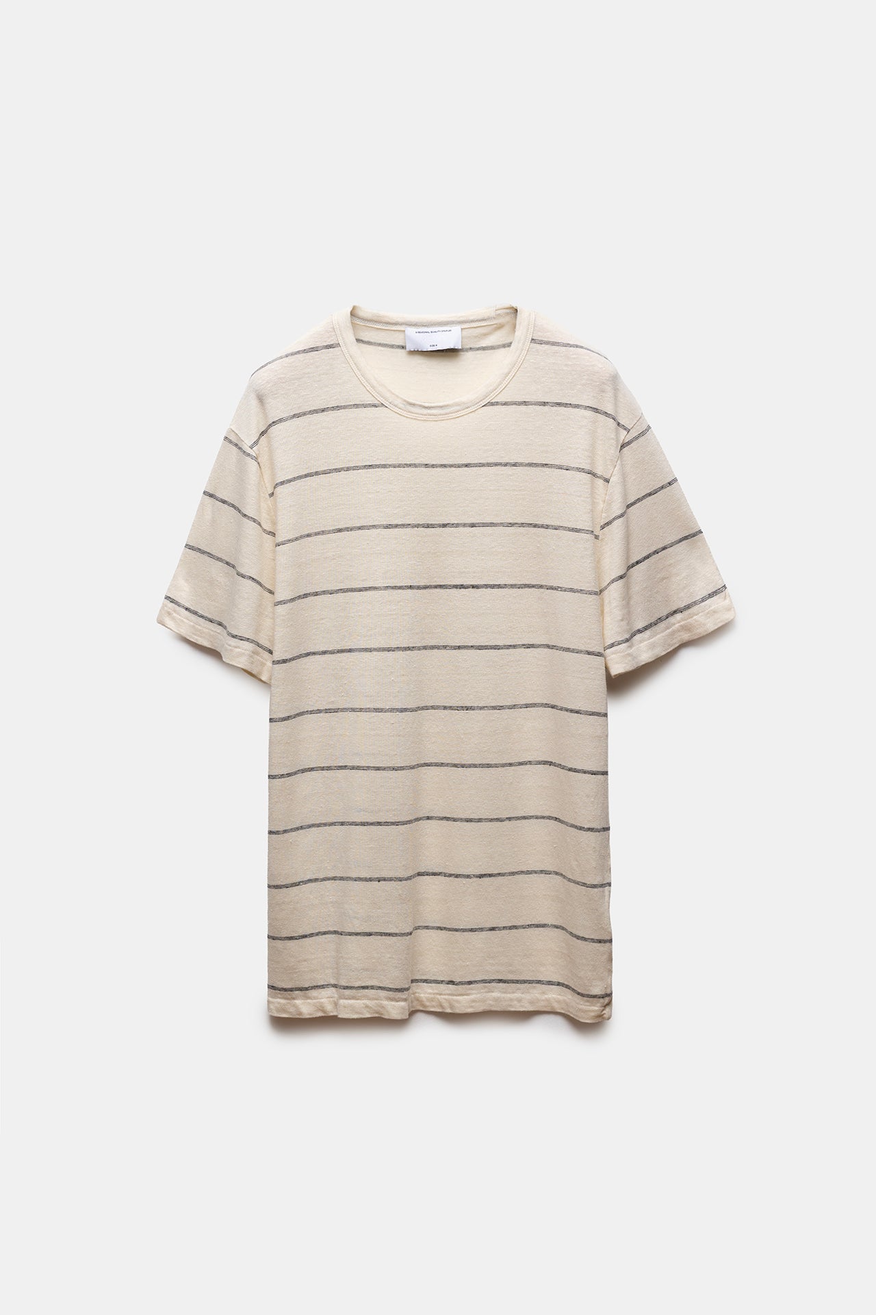 Baris Striped T-shirt Ecru