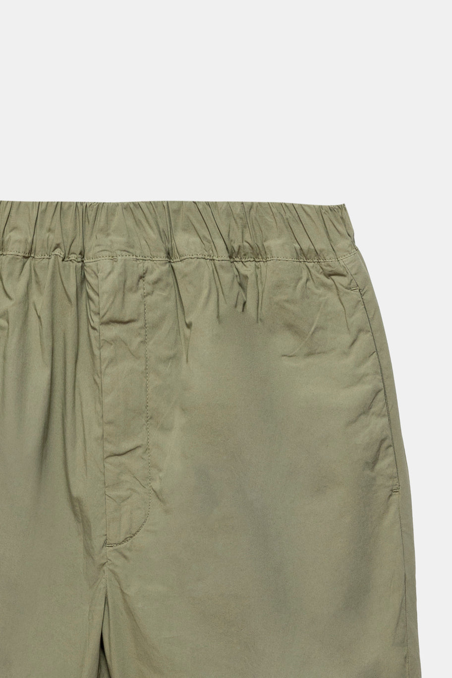 Ellis Poplin Trousers Olive Green