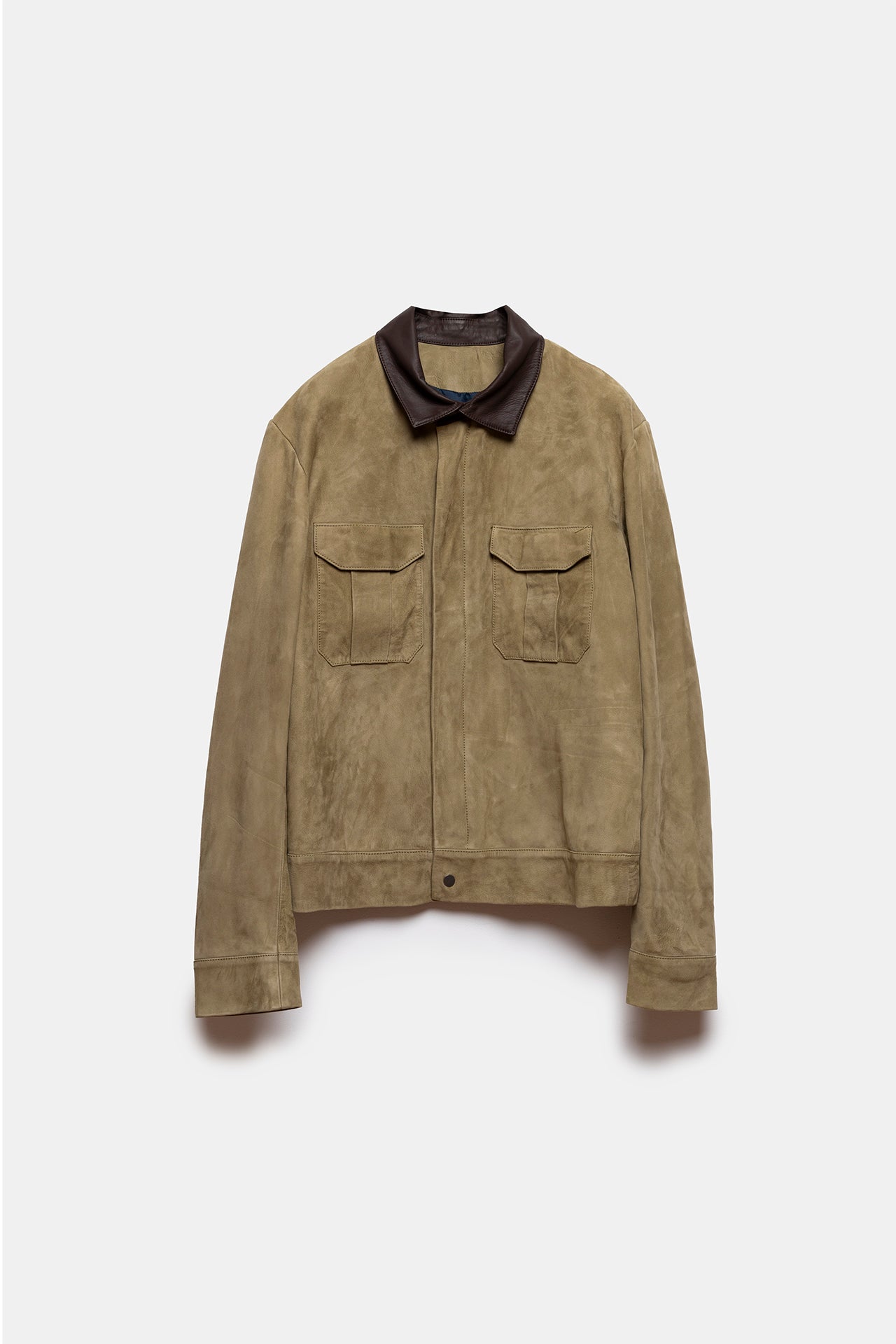 Gropius Leather Jacket Army Green
