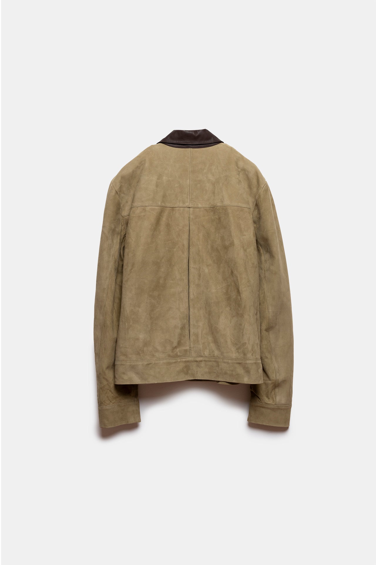 Gropius Leather Jacket Army Green
