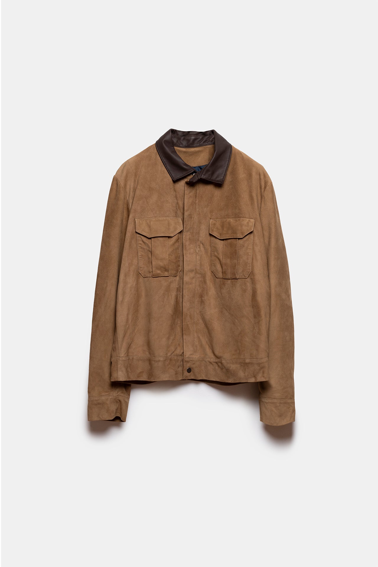 Gropius Leather Jacket Brown