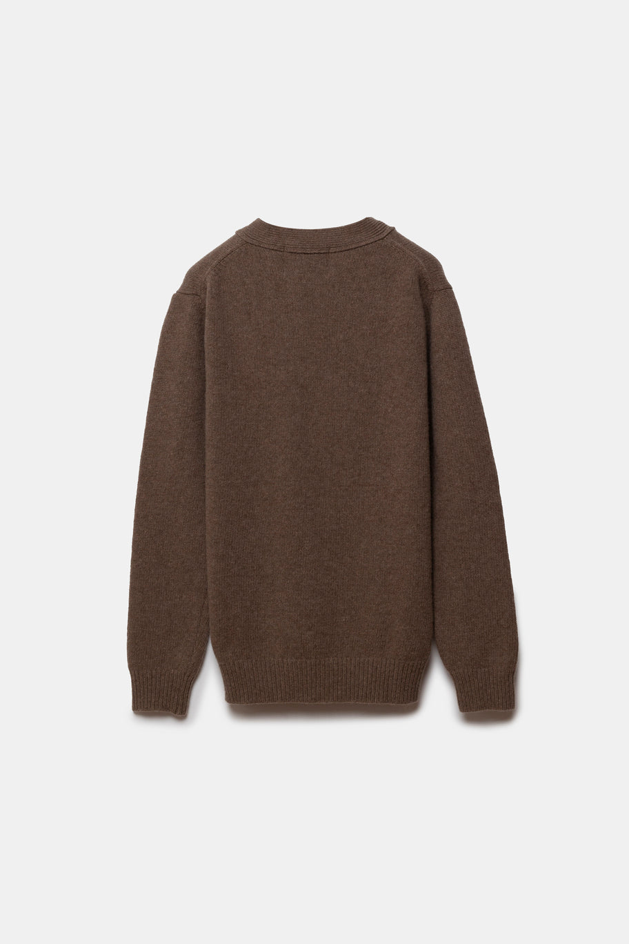 Munich Merino Wool Cardigan Brown