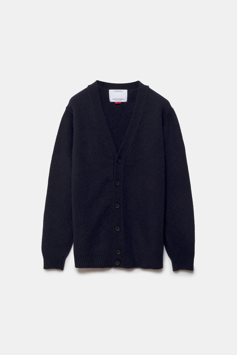 Munich Merino Wool Cardigan Navy