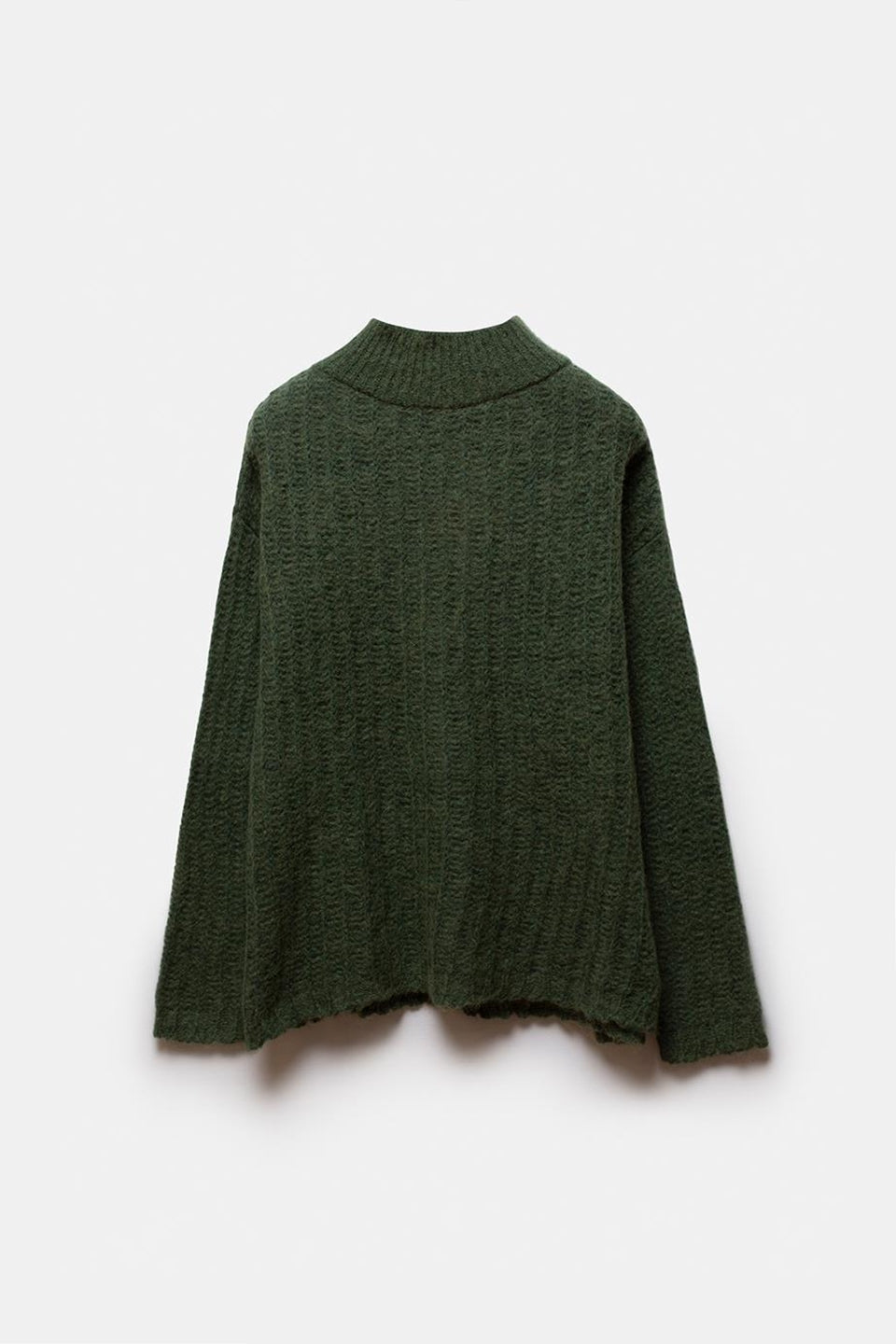 Ruya Alpaca Mix Pullover Dark Green