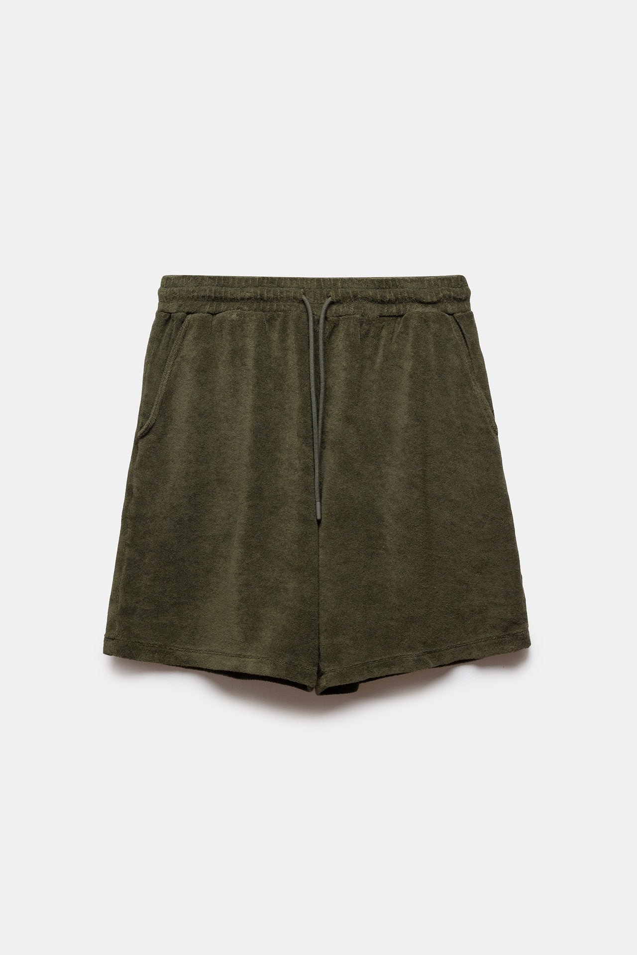 Tuent Terry Shorts Army Green