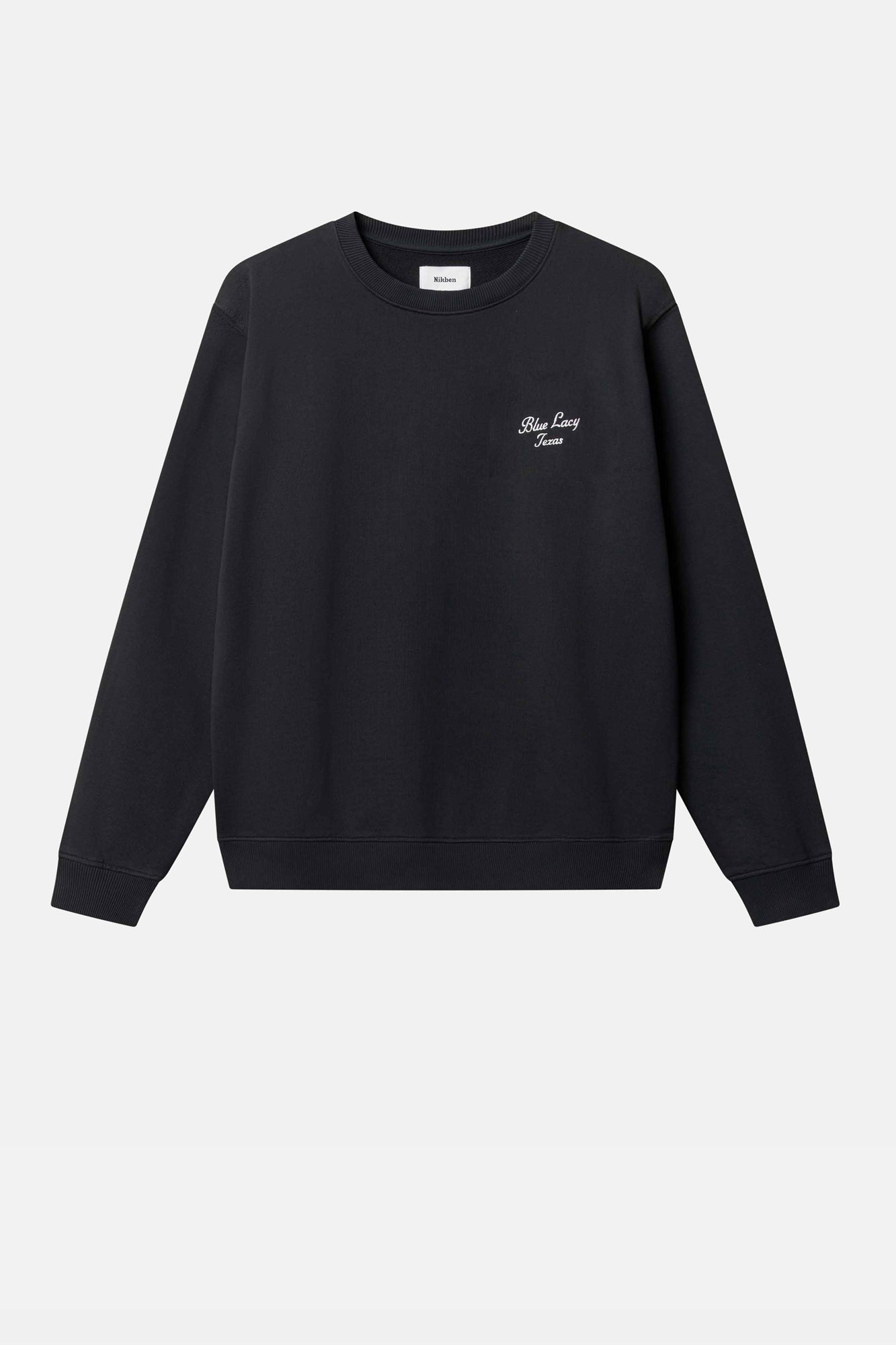 Blue Lacy Crew Sweatshirt