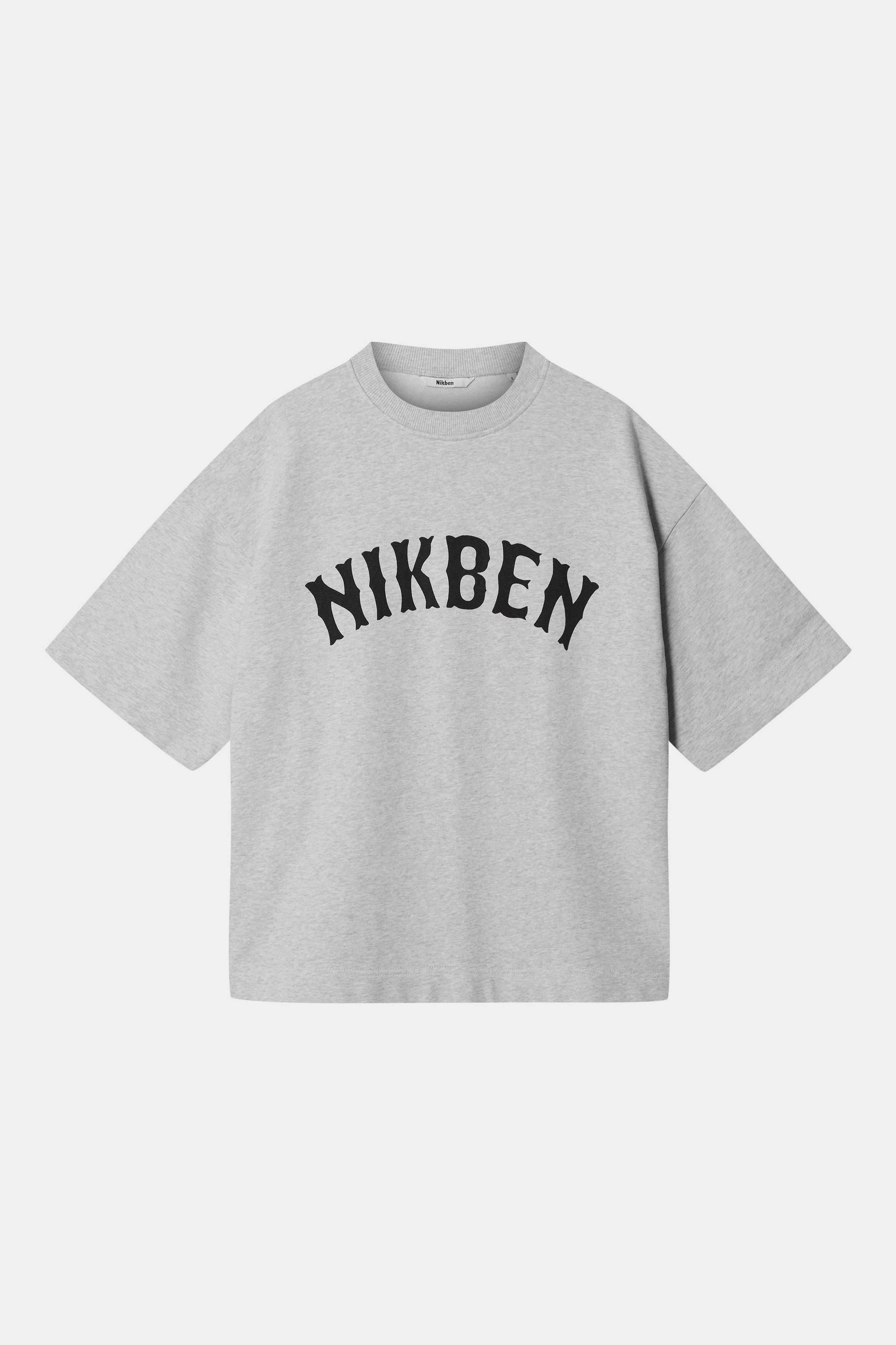 Heavy Varsity Tee Grey Melange