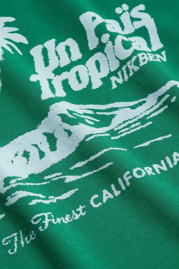 Pais Tropical Tee Pine Green