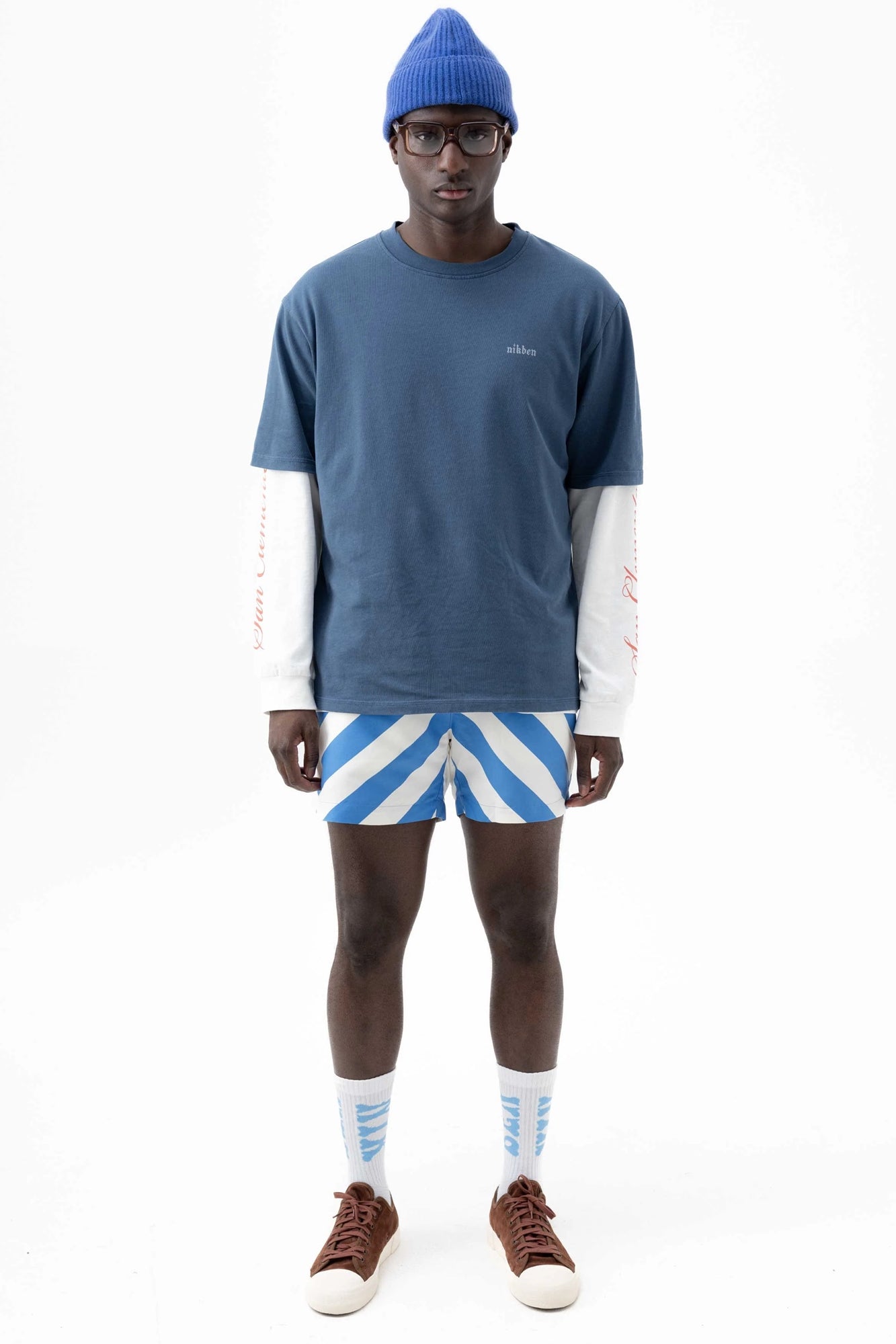 Worldwide T-shirt Blue