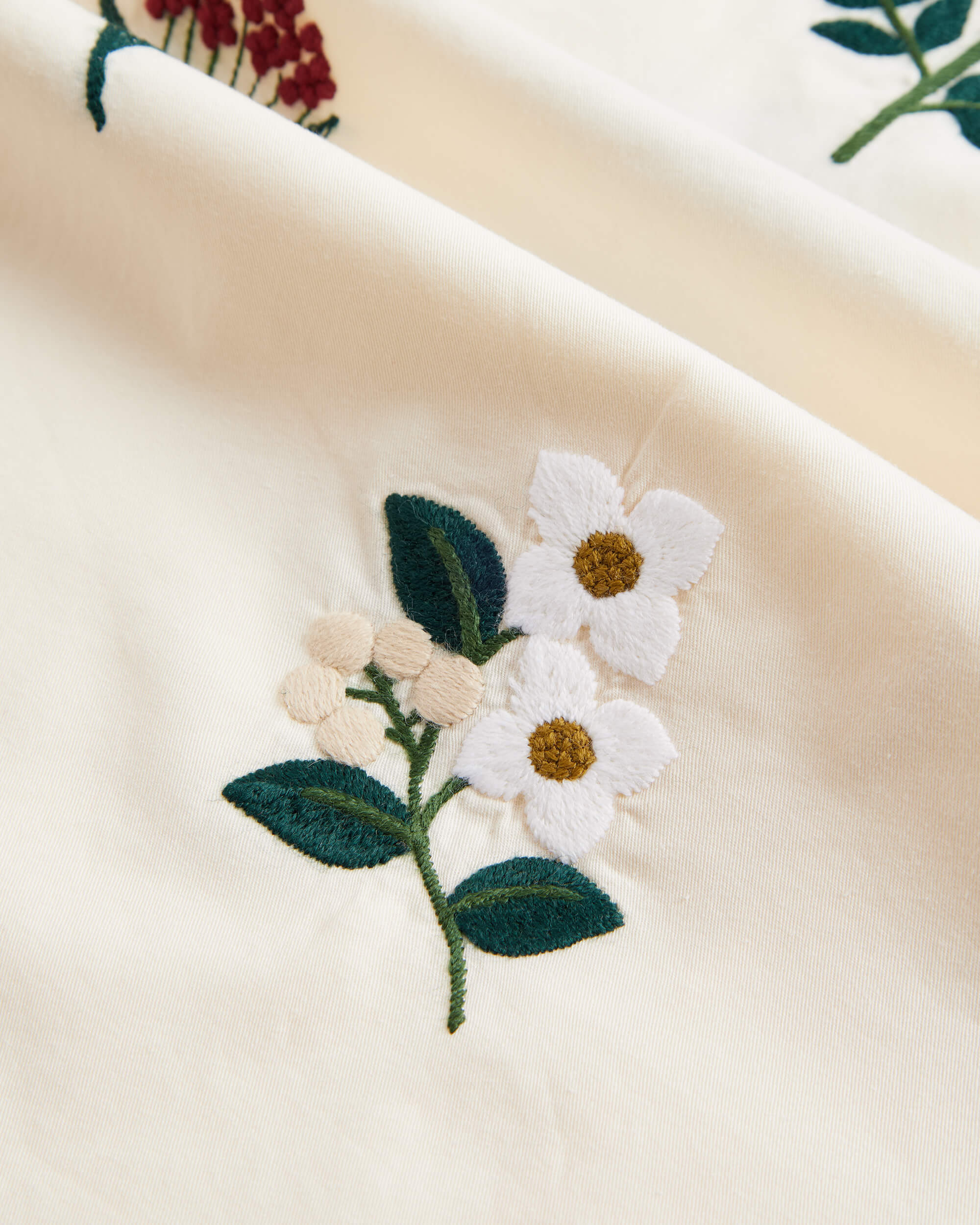 Embroidery Flower Shirt